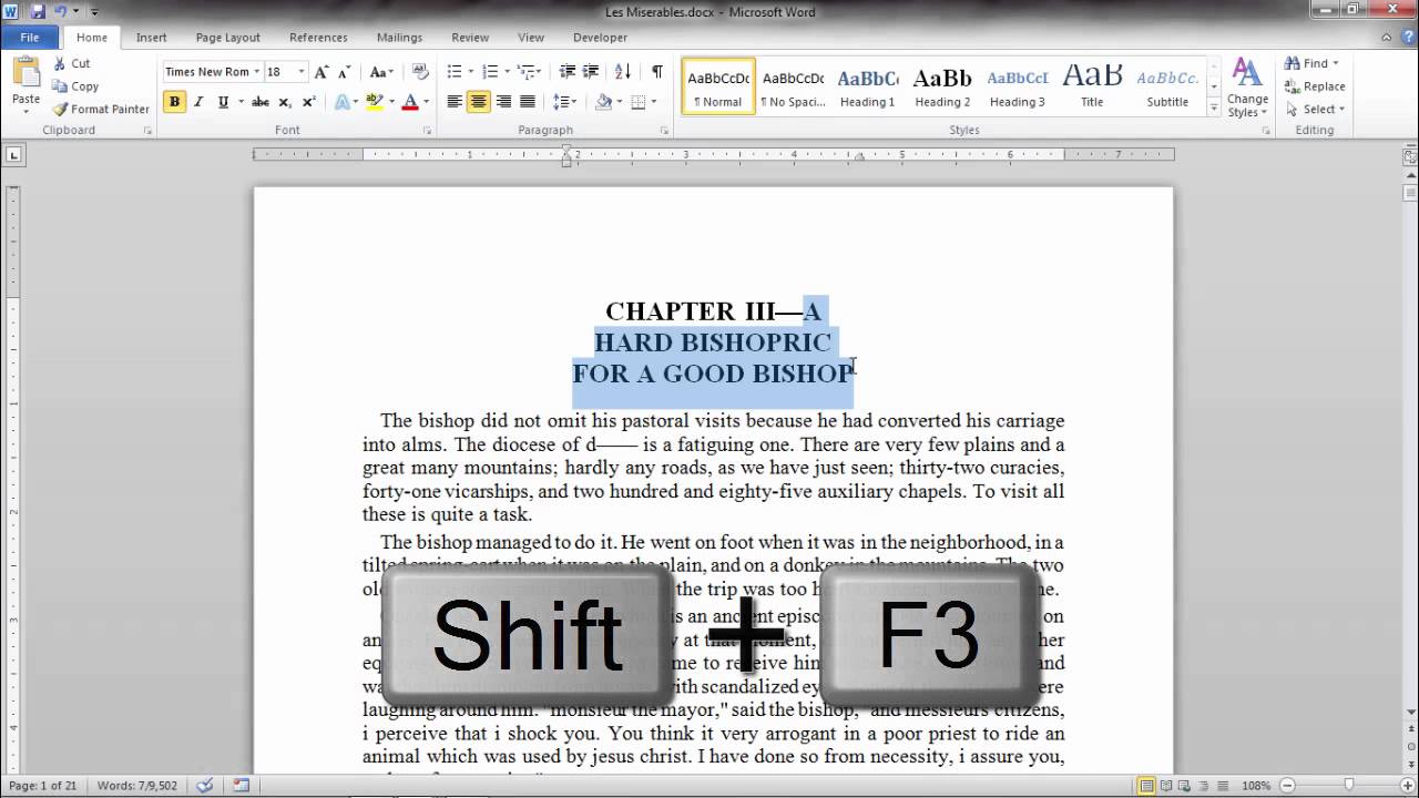ms word 2011 for mac change case